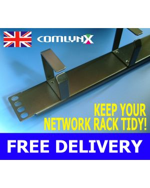Cable Management Jumper Ring Tidy Bar For 19” Network Rack - Comms2Go